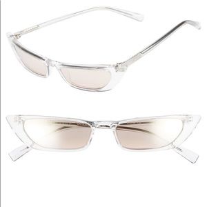 Extreme cat-eye sunglasses